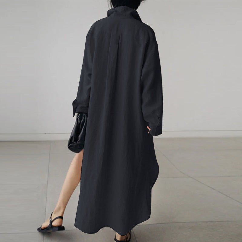 Image of Women's Button-Down Shirt Maxi Dress