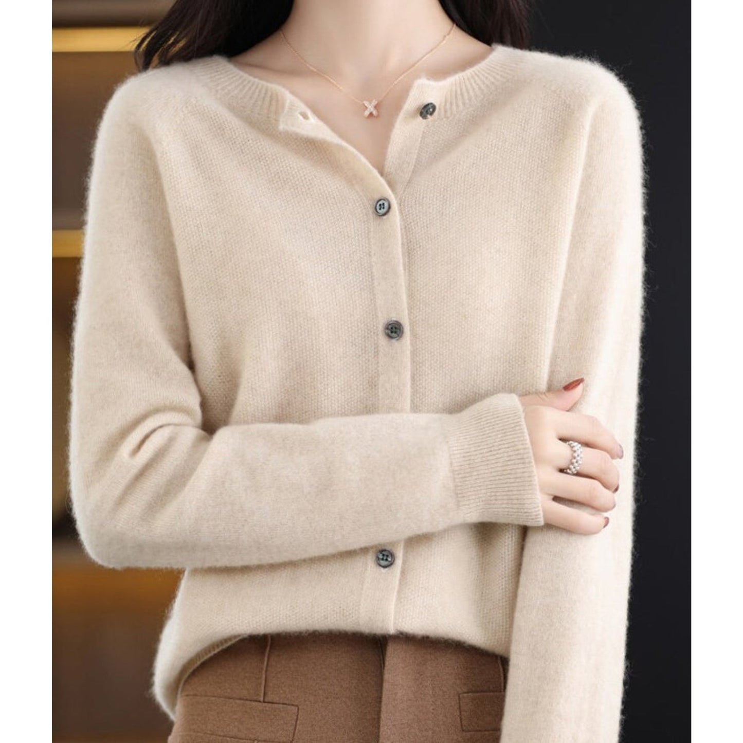 Image of Women's Button-Down Sweater