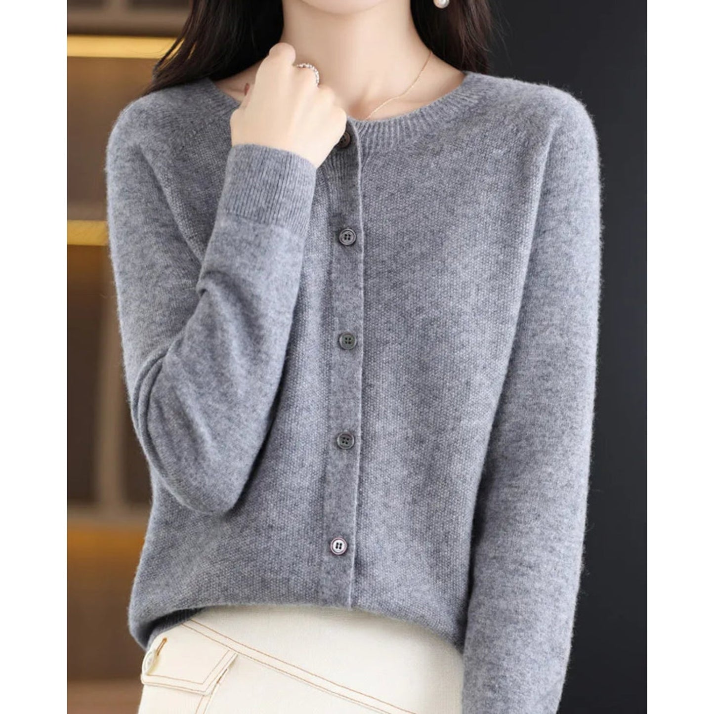 Image of Women's Button-Down Sweater