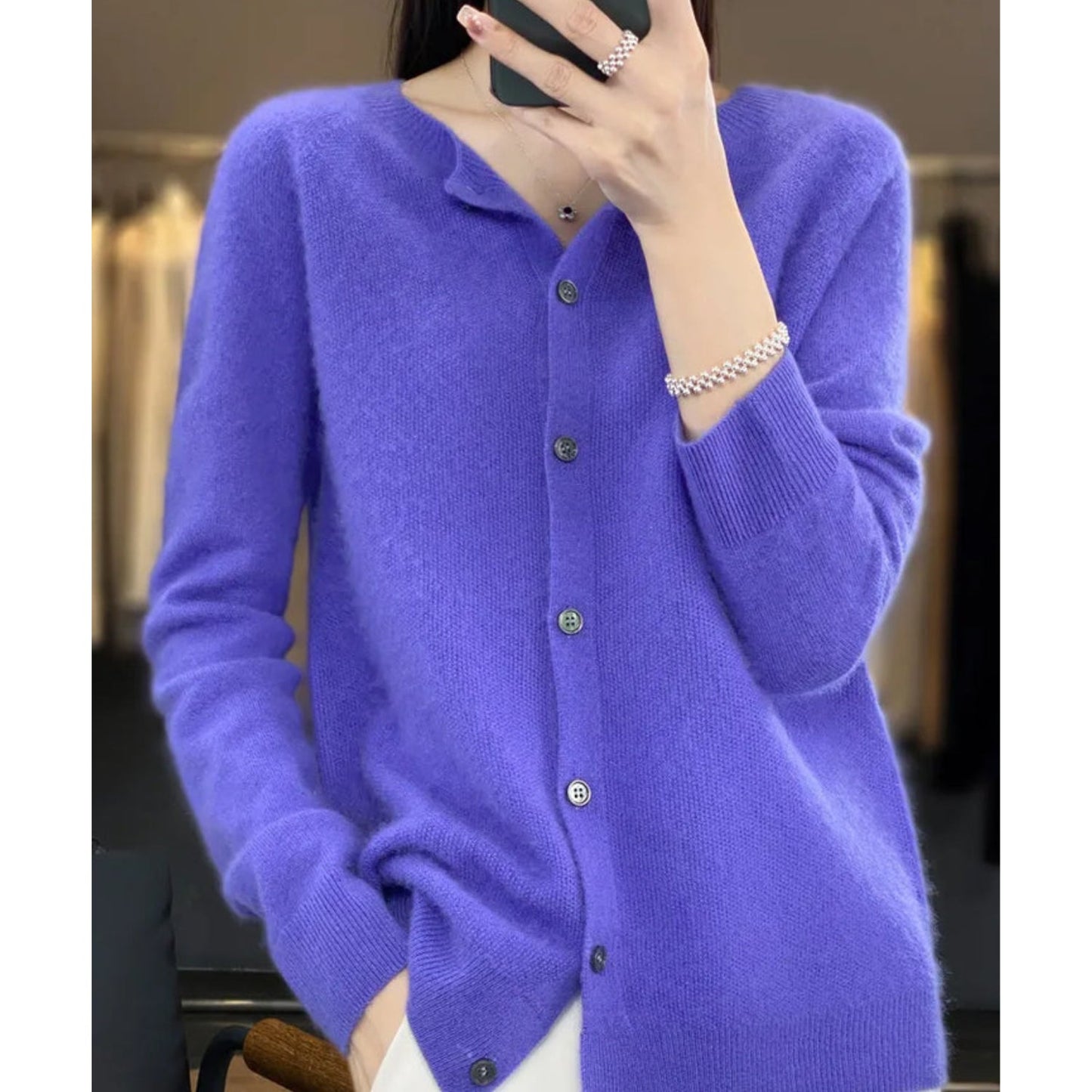 Image of Women's Button-Down Sweater