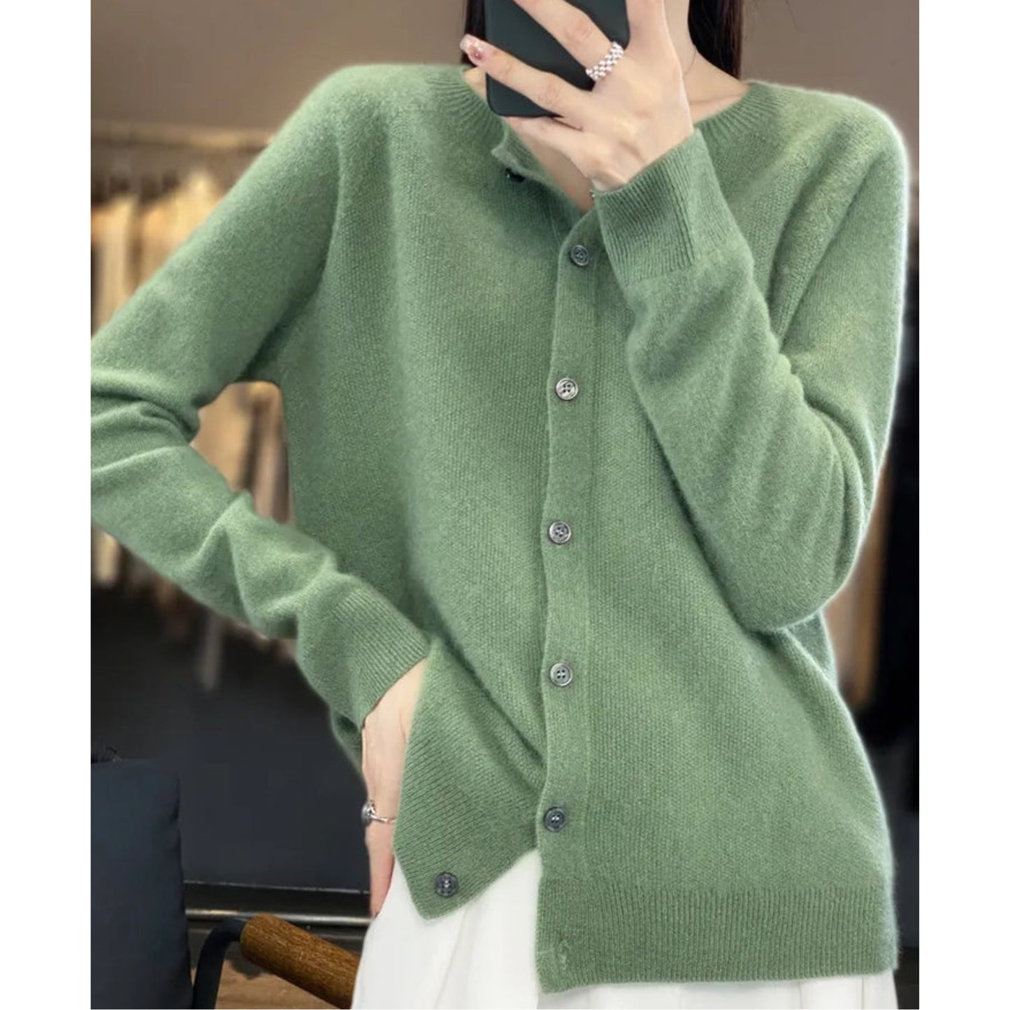 Image of Women's Button-Down Sweater
