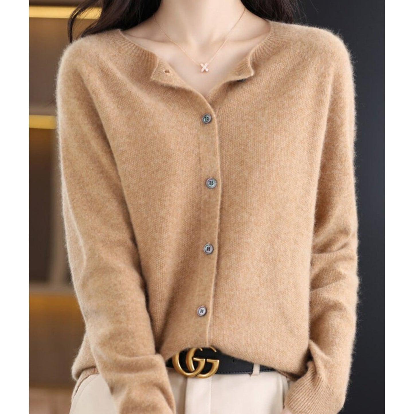 Image of Women's Button-Down Sweater