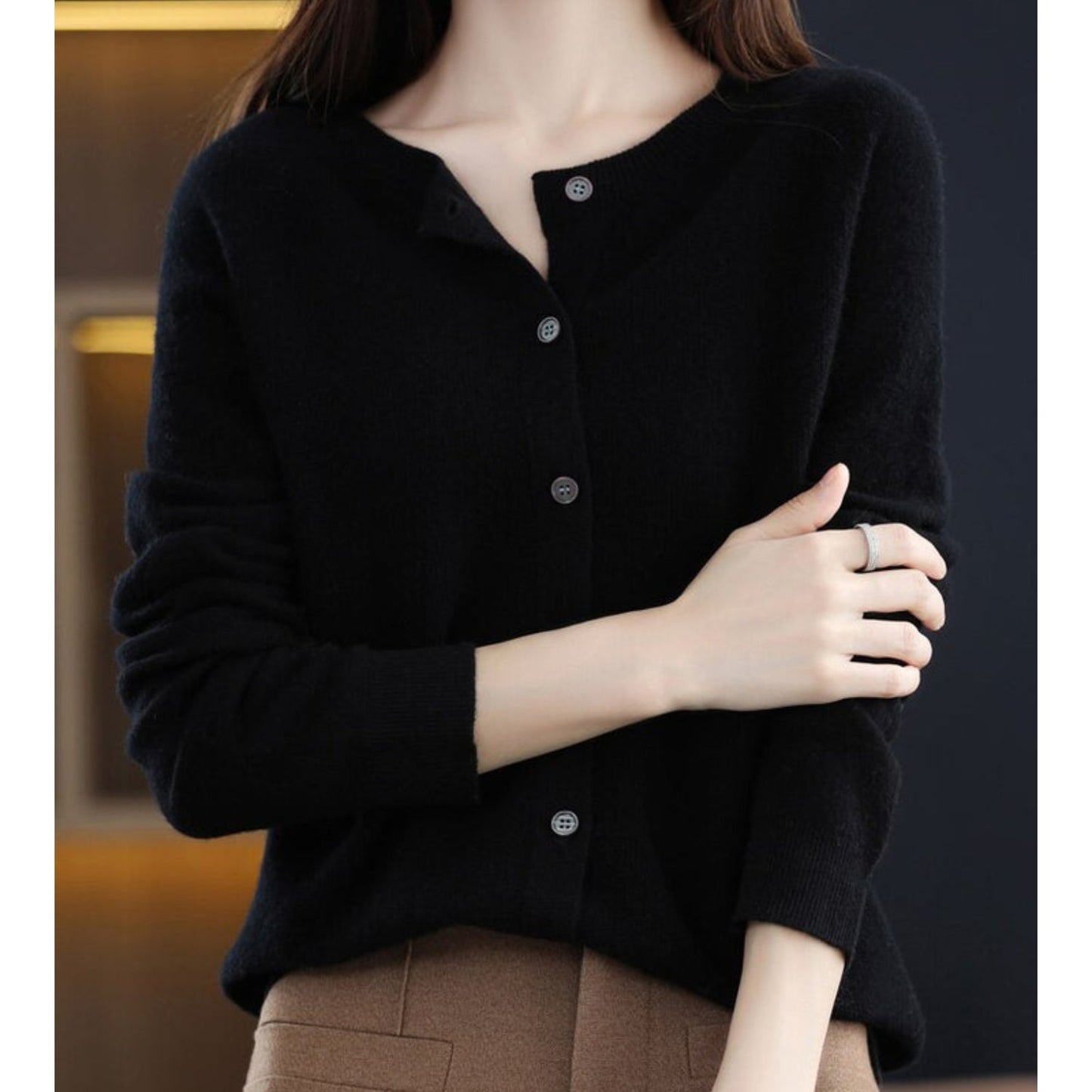 Image of Women's Button-Down Sweater