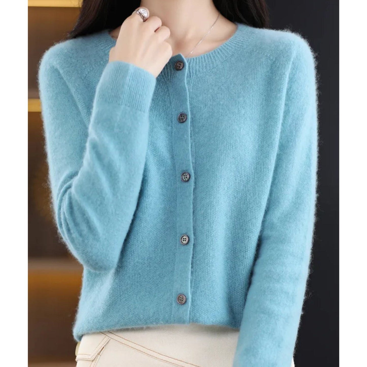 Image of Women's Button-Down Sweater