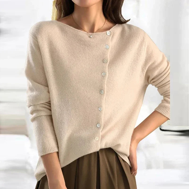 Image of Women's Button-Front Knit Sweater