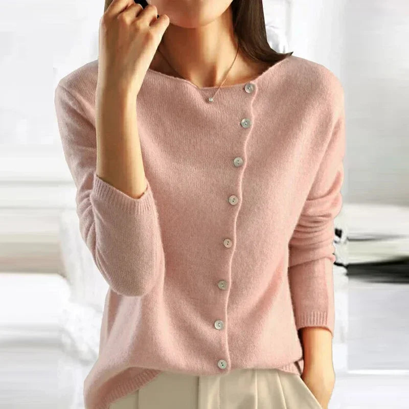Image of Women's Button-Front Knit Sweater