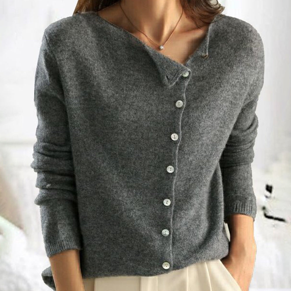 Image of Women's Button-Front Knit Sweater