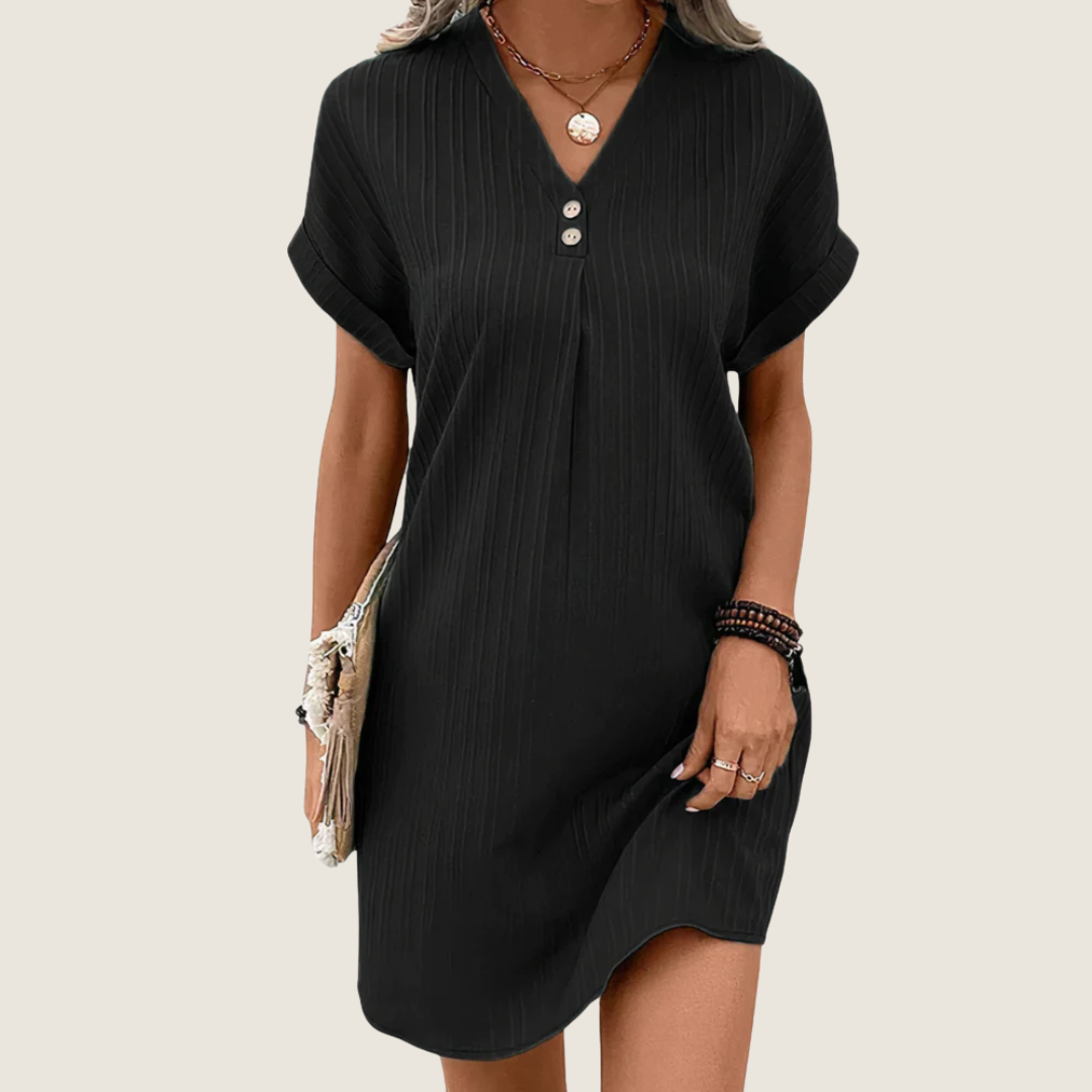 Image of Women's Button-Front Mini Dress