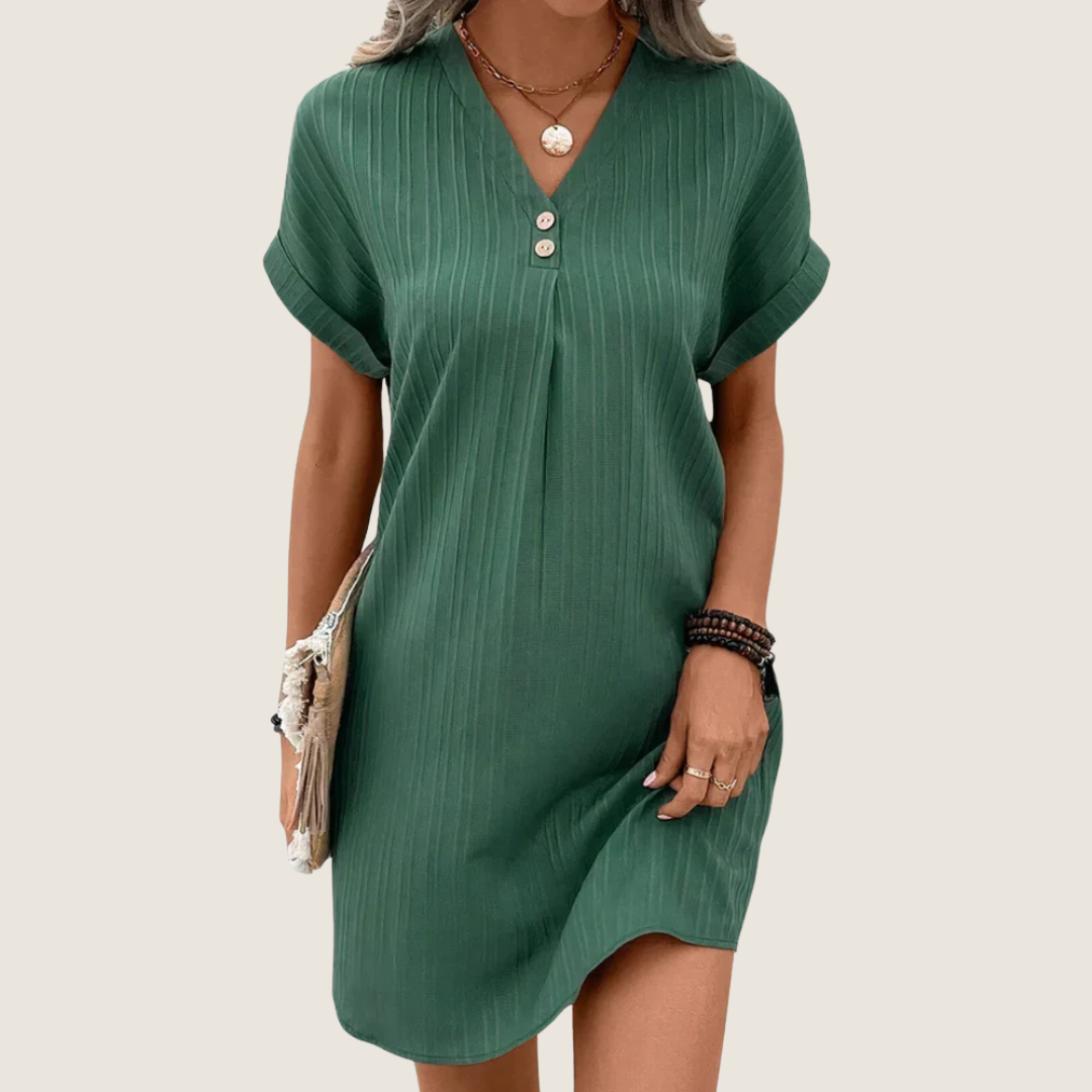 Image of Women's Button-Front Mini Dress