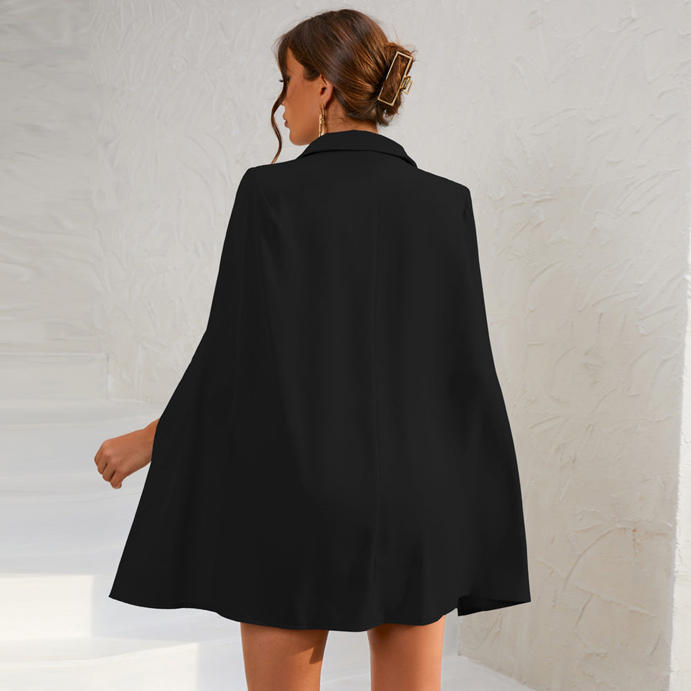 Image of Women's Cape Blazer Mini Dress