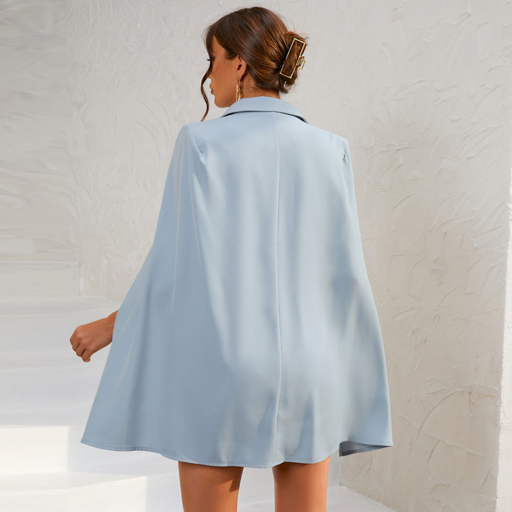 Image of Women's Cape Blazer Mini Dress