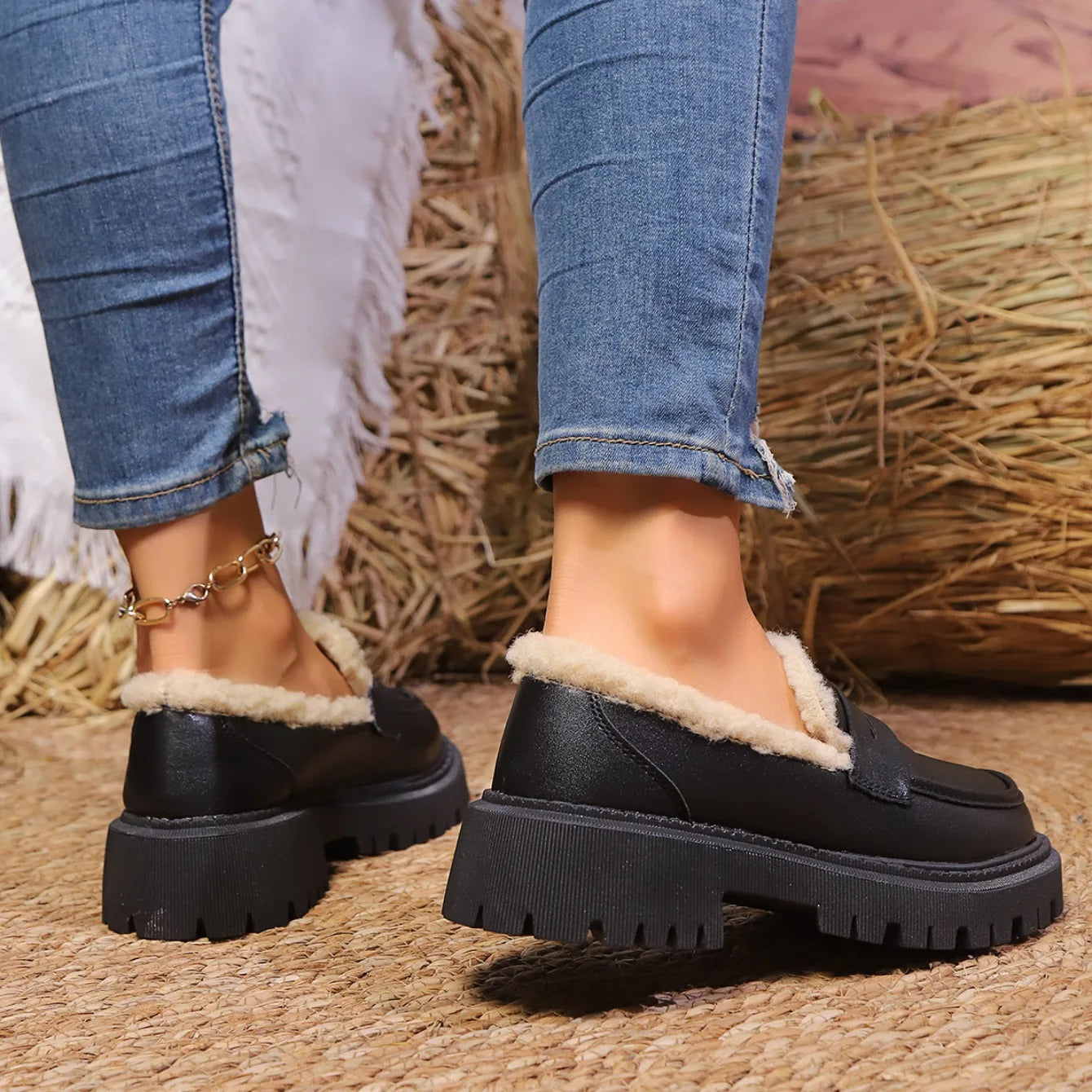 Image of Women's Chunky Sole Loafers