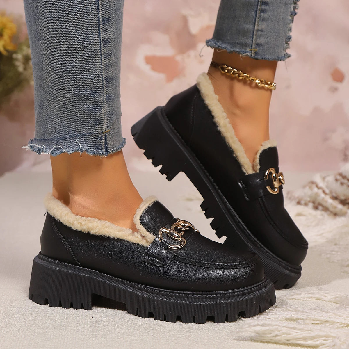 Image of Women's Chunky Sole Loafers