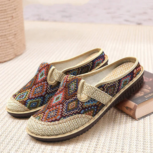Image of Women's Closed Toe Ethnic Mules
