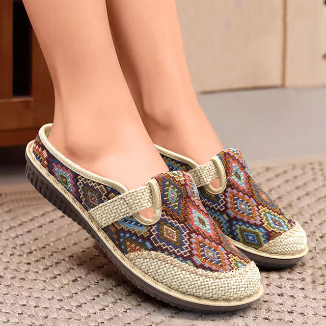Image of Women's Closed Toe Ethnic Mules
