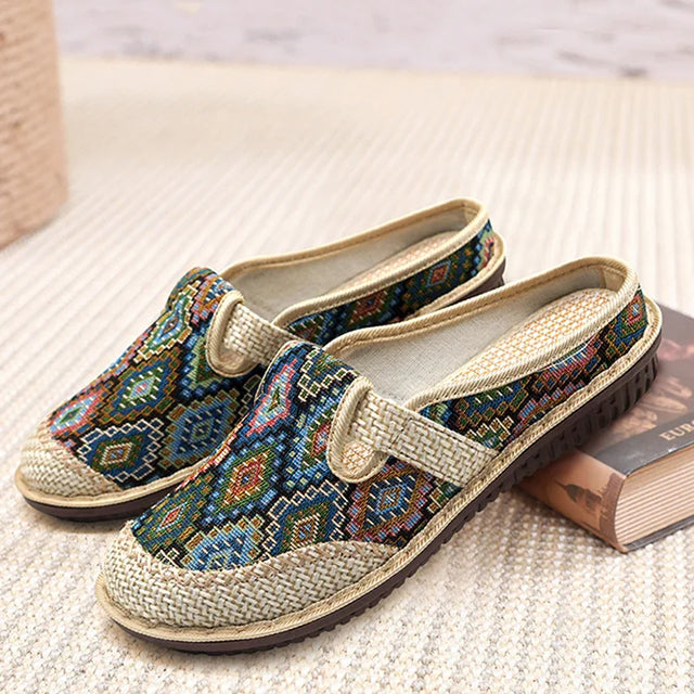 Image of Women's Closed Toe Ethnic Mules