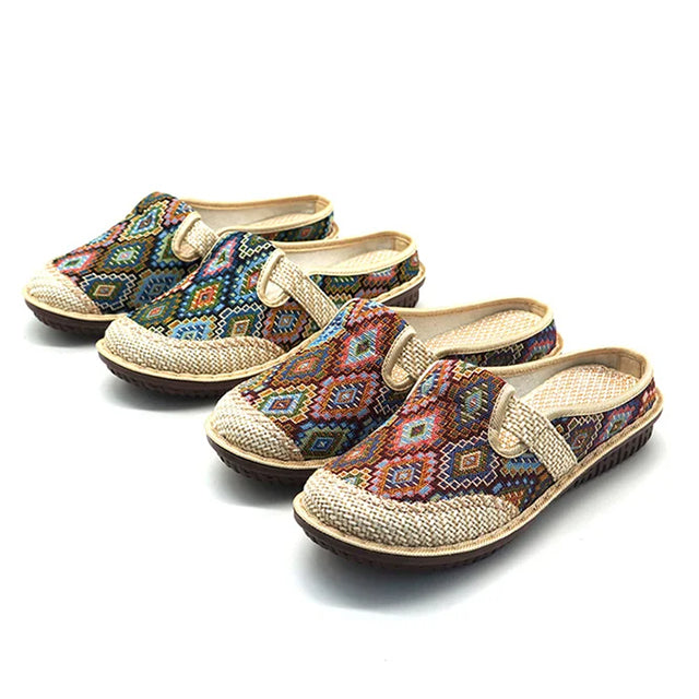 Image of Women's Closed Toe Ethnic Mules