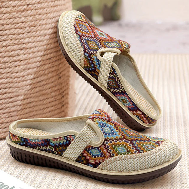 Image of Women's Closed Toe Ethnic Mules