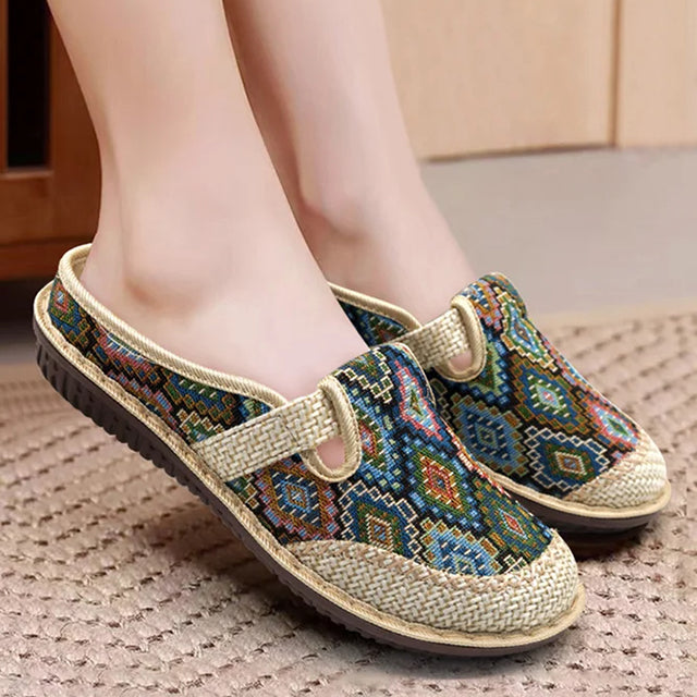 Image of Women's Closed Toe Ethnic Mules