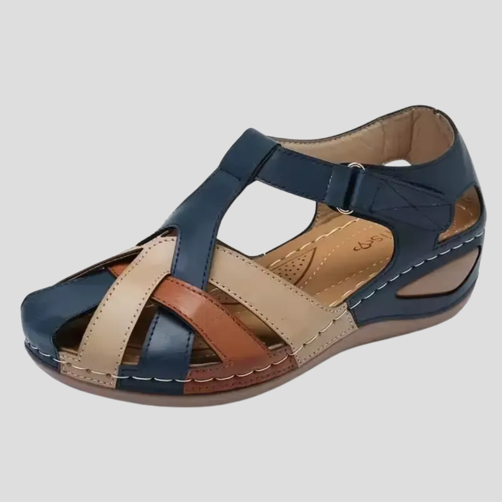 Image of Women's Closed Toe Wedge Comfort Sandals