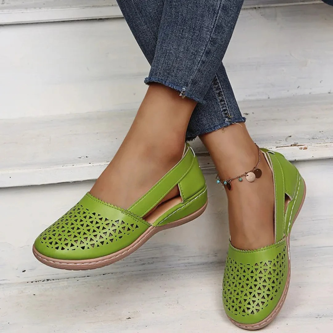 Image of Women's Cutout Wedge Slip-On Shoes