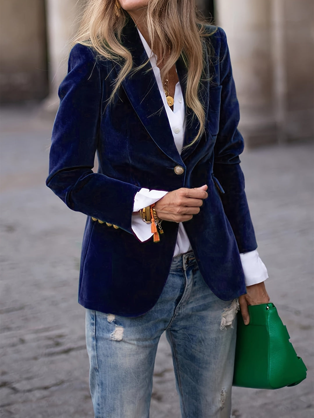 Image of Women's Fitted Blazer Jacket