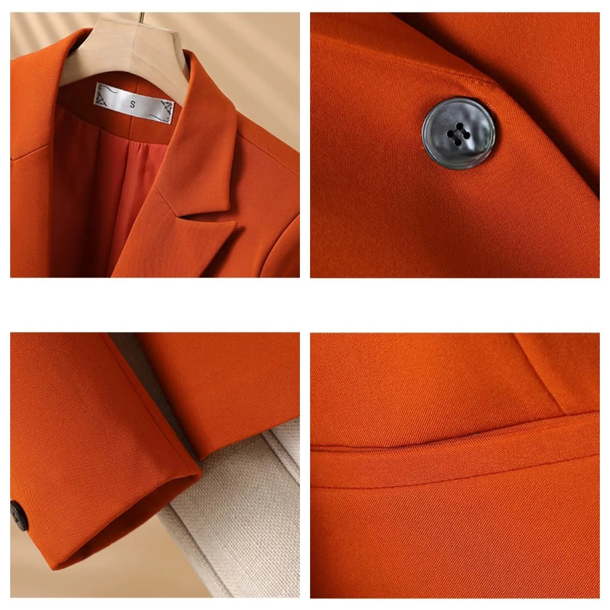Image of Women's Fitted Single-Breasted Blazer