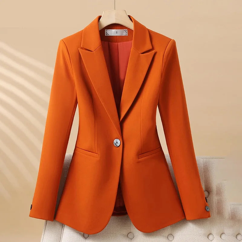 Image of Women's Fitted Single-Breasted Blazer