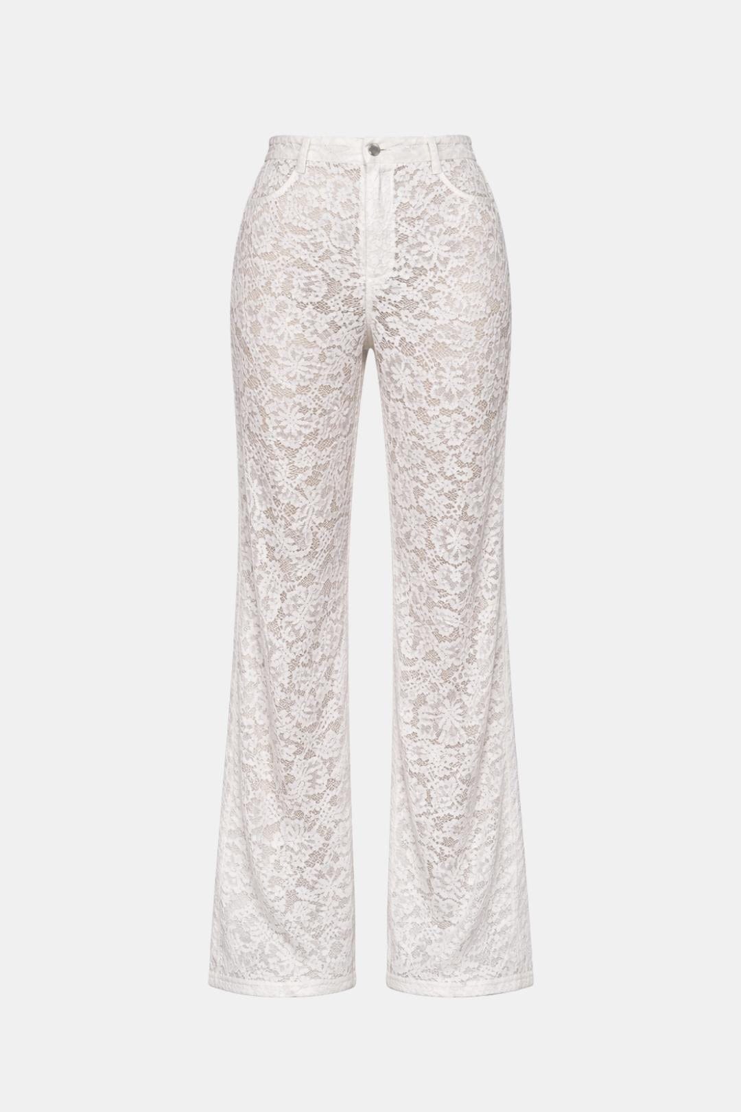 Image of Women's Flare Leg Lace Pants