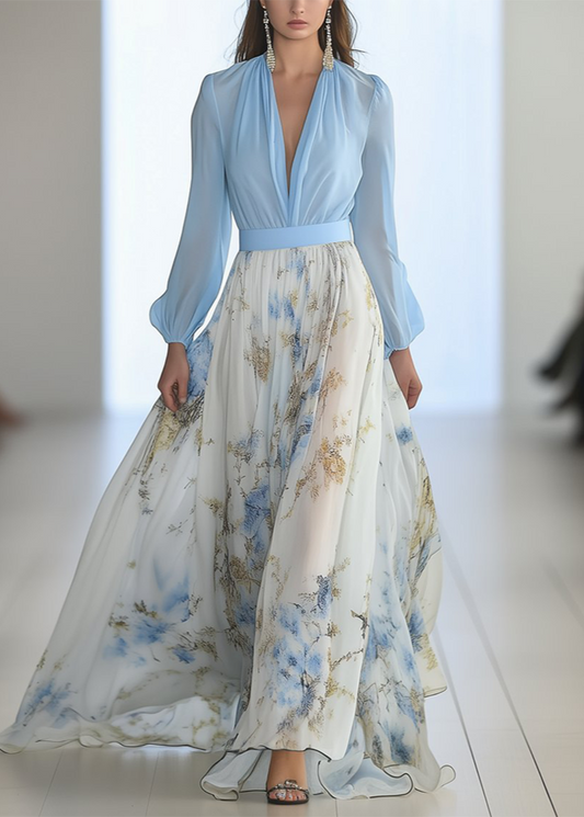 Image of Women's Floral A-Line Maxi Dress