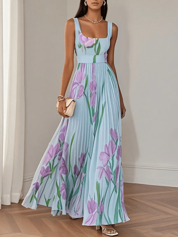 Image of Women's Floral A-Line Maxi Dress