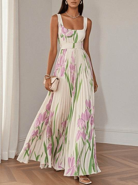 Image of Women's Floral A-Line Maxi Dress