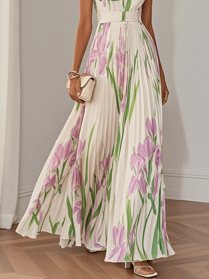 Image of Women's Floral A-Line Maxi Dress