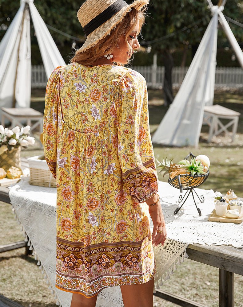 Image of Women's Floral A-Line Mini Dress