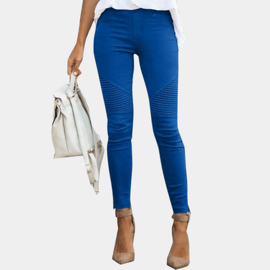 Image of Women's High-Waisted Skinny Moto Pants