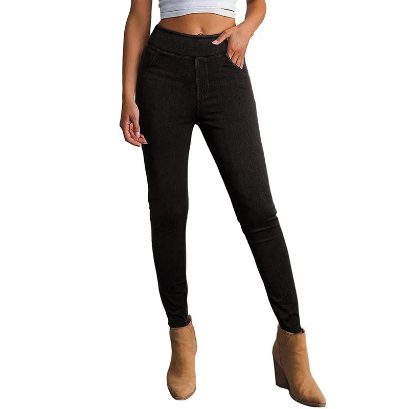Image of Women's High-Waisted Skinny Pants