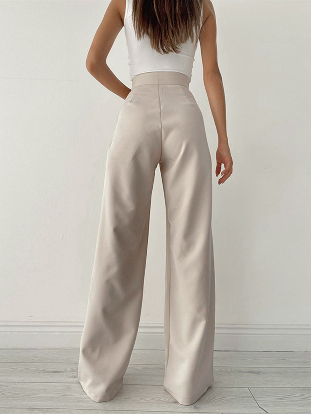 Image of Women's High-Waisted Wide Leg Pants