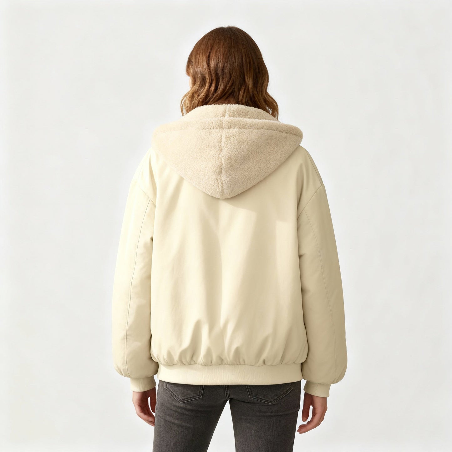 Image of Women's Hooded Bomber Jacket