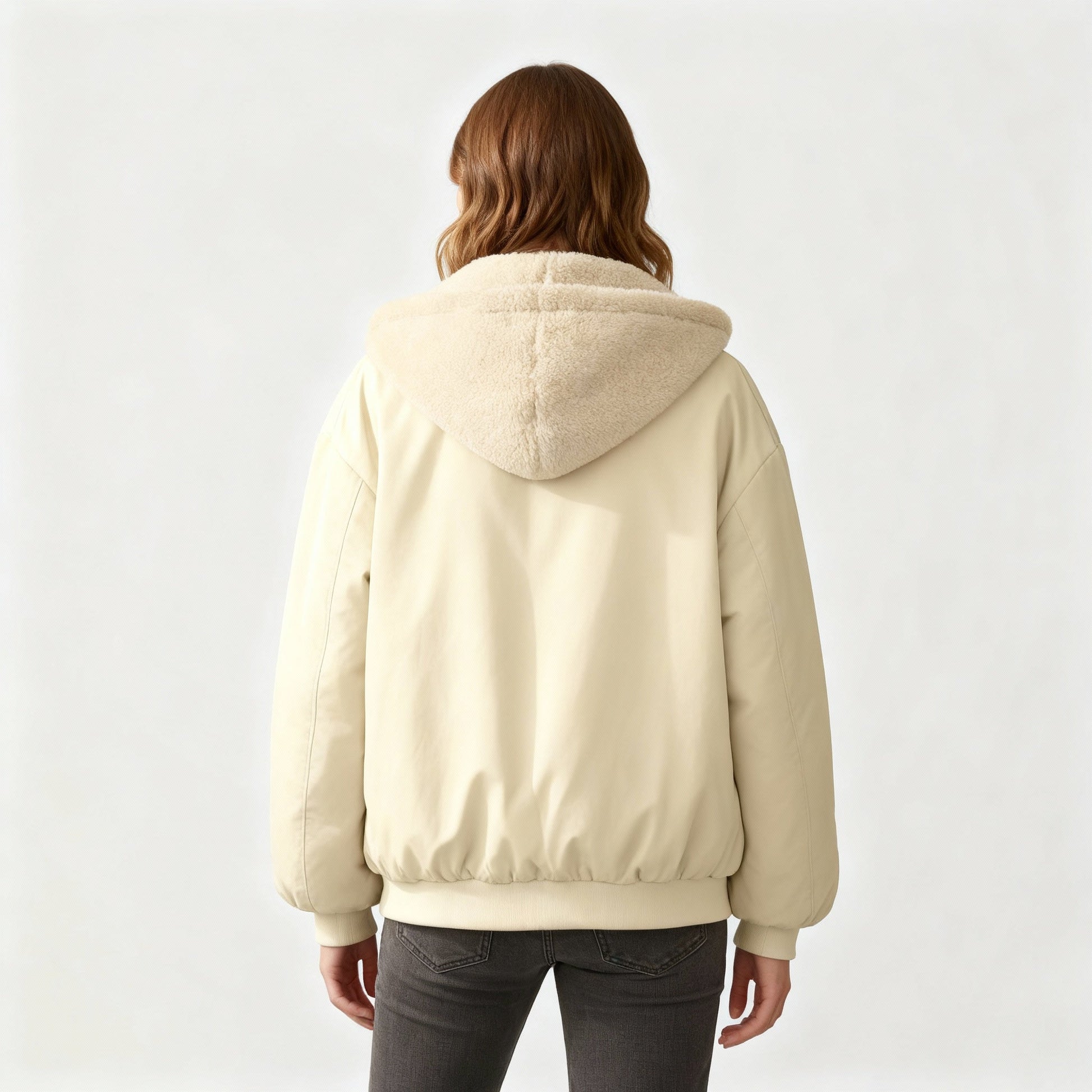 Image of Women's Hooded Bomber Jacket