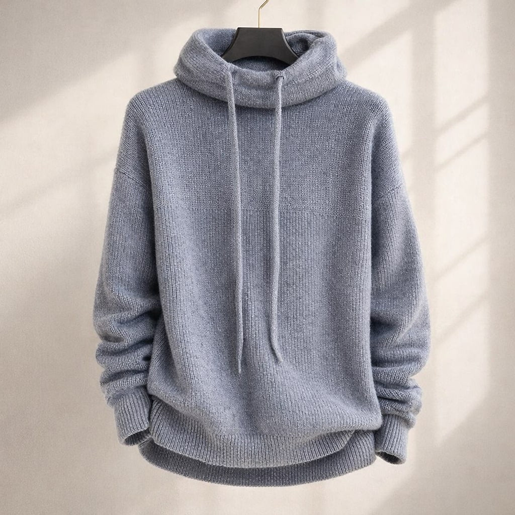 Image of Women's Hooded Cowl Neck Sweater