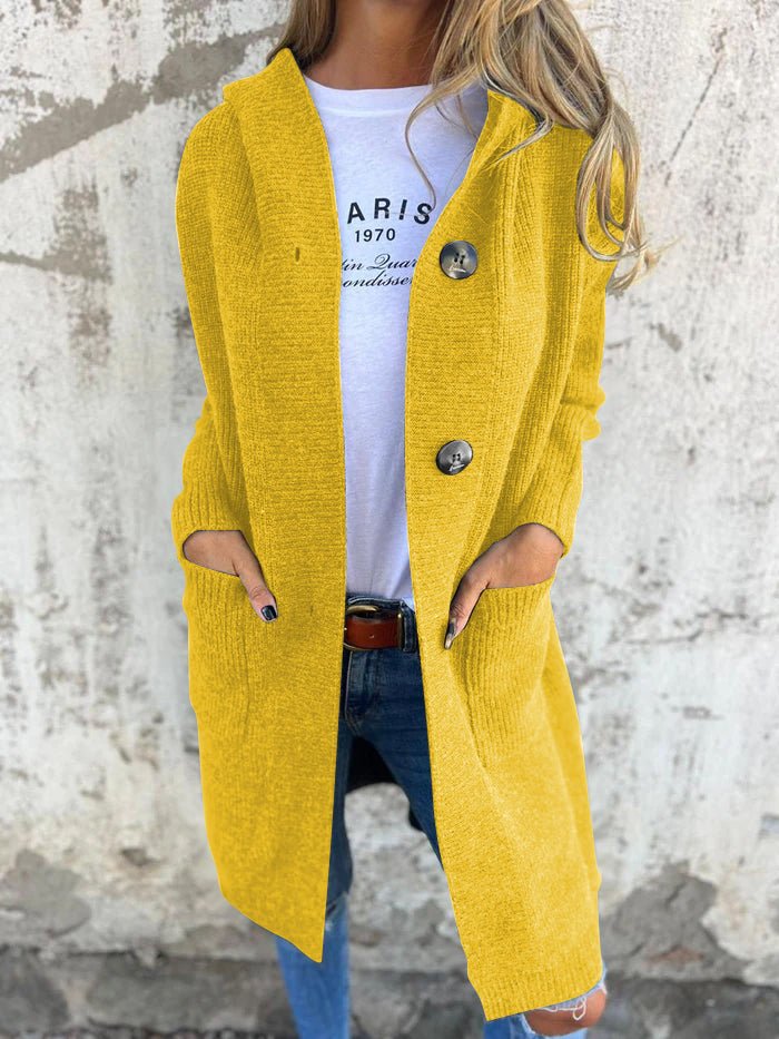 Image of Women's Hooded Long Cardigan