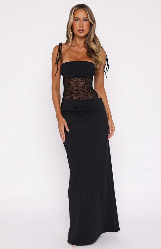 Image of Women's Lace Bodycon Maxi Dress