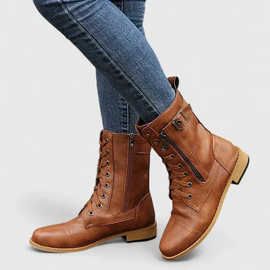 Image of Women's Lace-Up Combat Boots