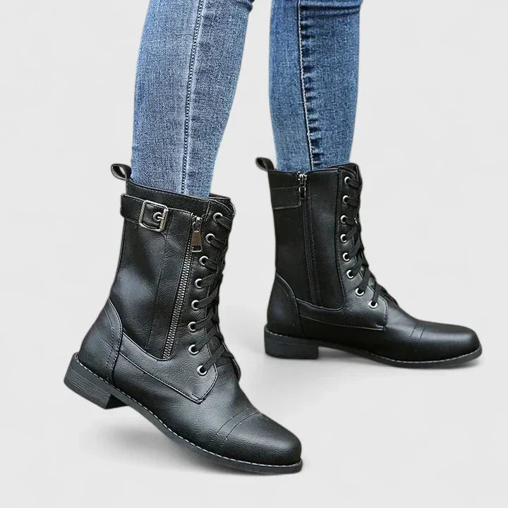 Image of Women's Lace-Up Combat Boots
