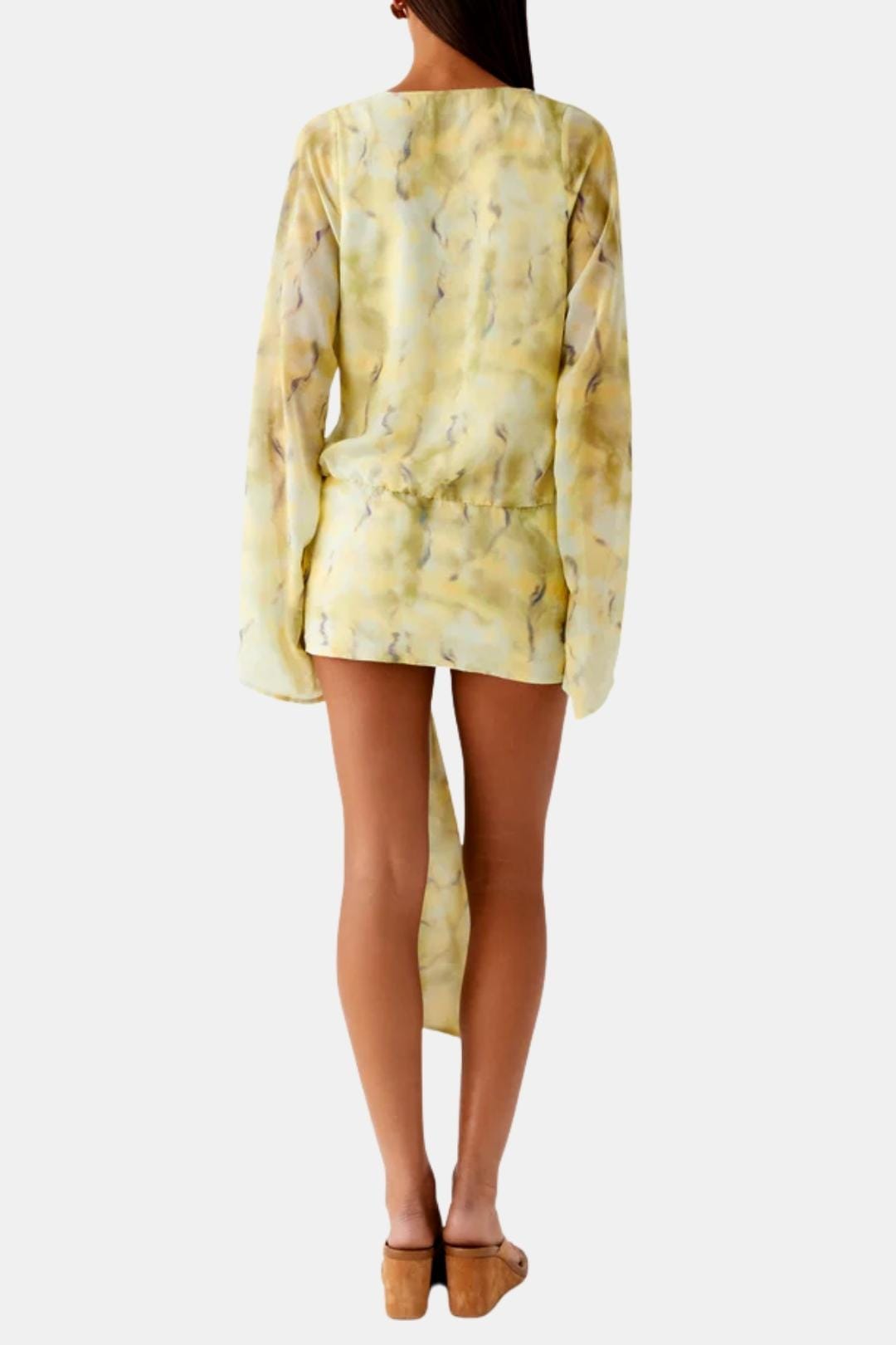 Image of Women's Long Sleeve Cocktail Mini Dress