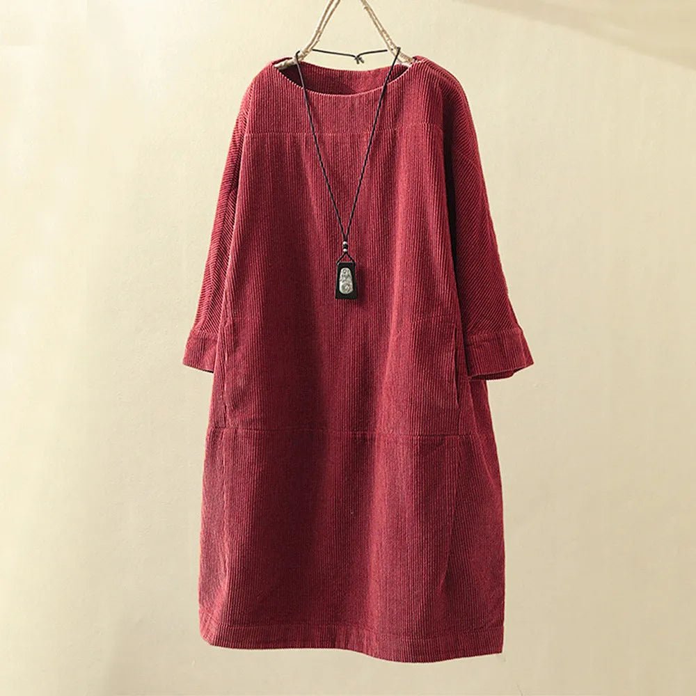 Image of Women's Long Sleeve Midi Dress