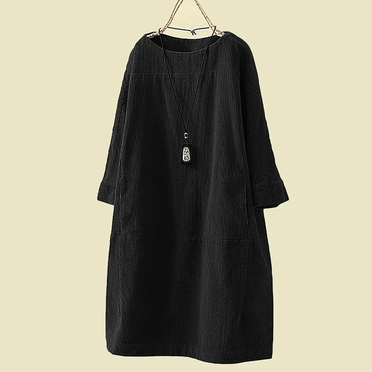 Image of Women's Long Sleeve Midi Dress