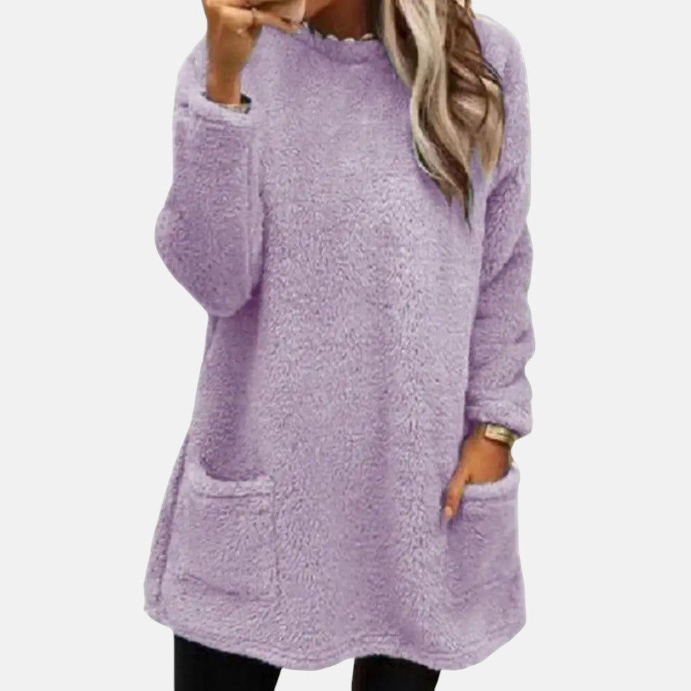Image of Women's Long Sleeve Tunic Sweater