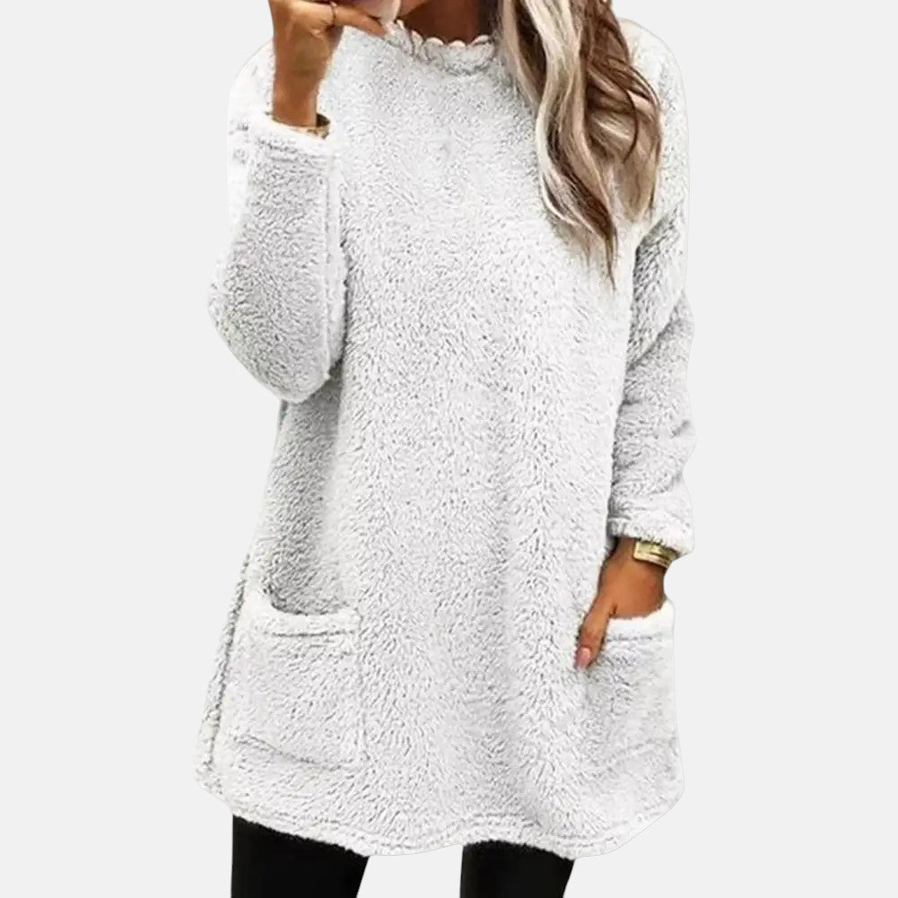 Image of Women's Long Sleeve Tunic Sweater