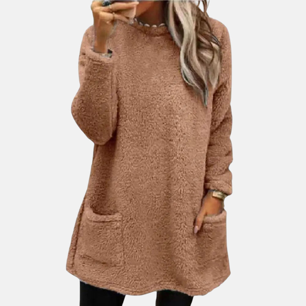 Image of Women's Long Sleeve Tunic Sweater